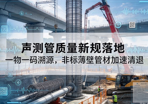 都匀声测管质量新规落地，一物一码溯源，非标薄壁管材加速清退